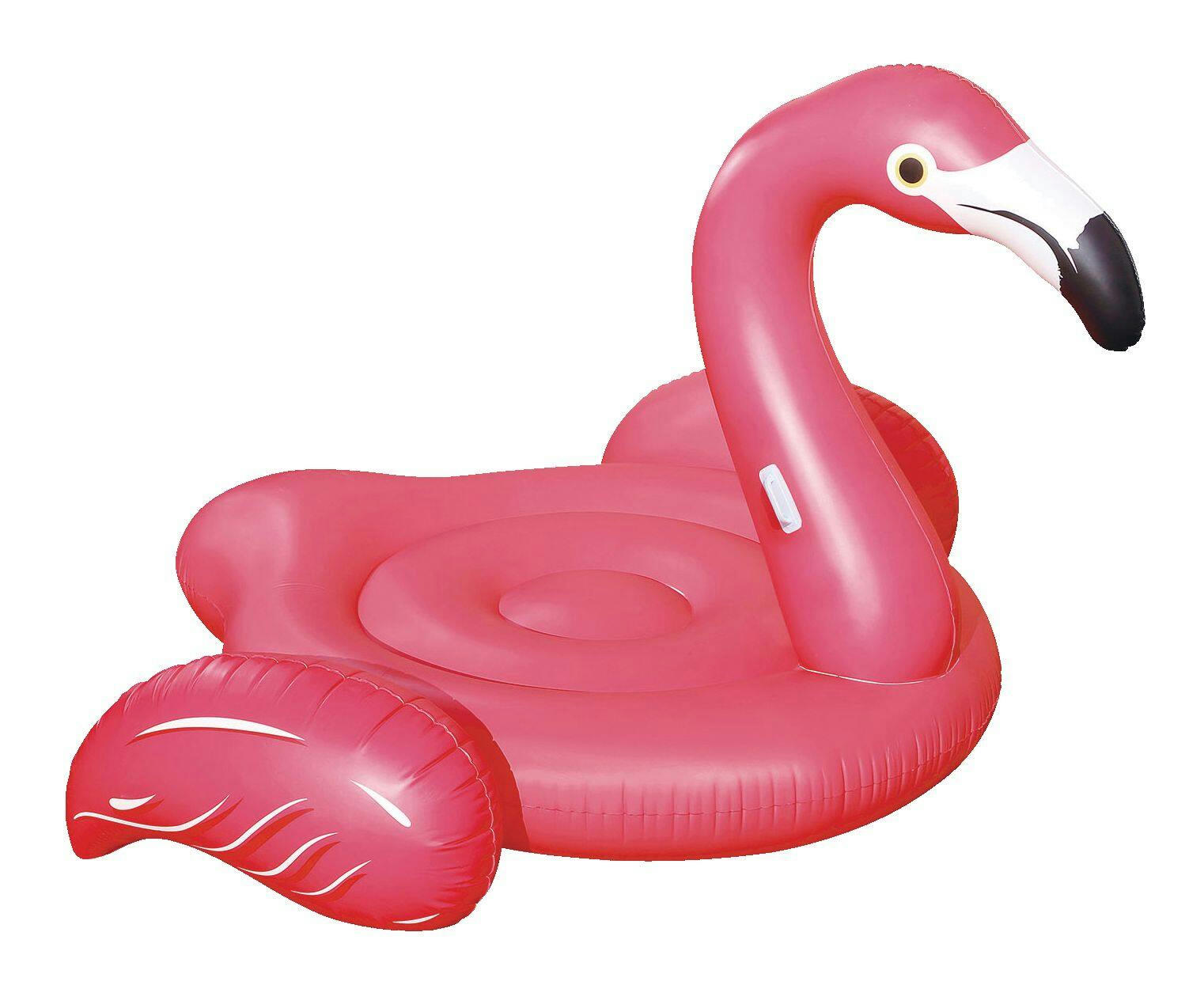 Flamingo Ride-On Lake Inflatable 3-Person Float/Lounger