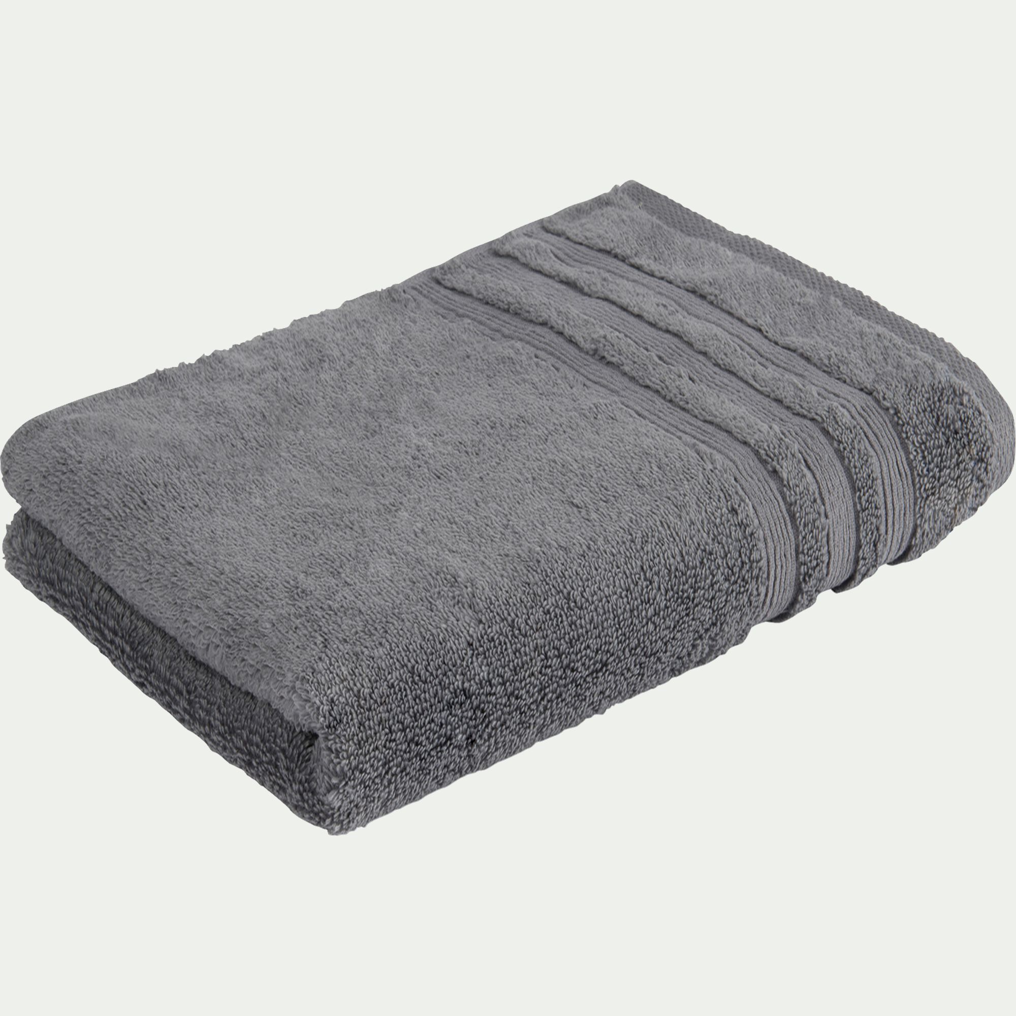 NOUN - Linge de toilette bouclette en coton - gris anthracite