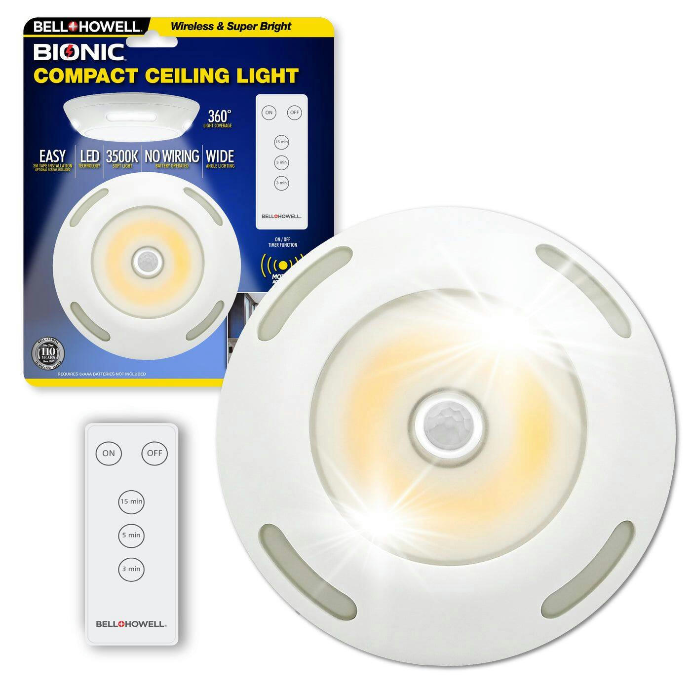 As Seen On TV Bell & Howell Bionic Compact Ceiling Light