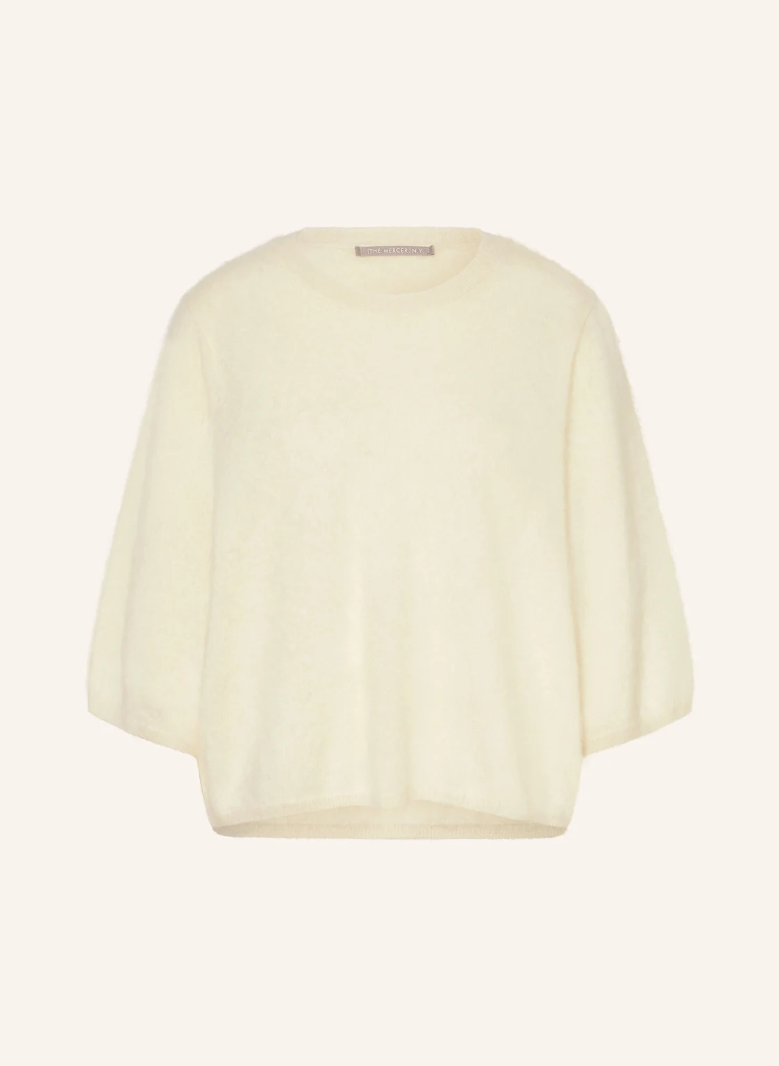 (THE MERCER) N.Y. Cashmere-Pullover mit 3/4-Arm