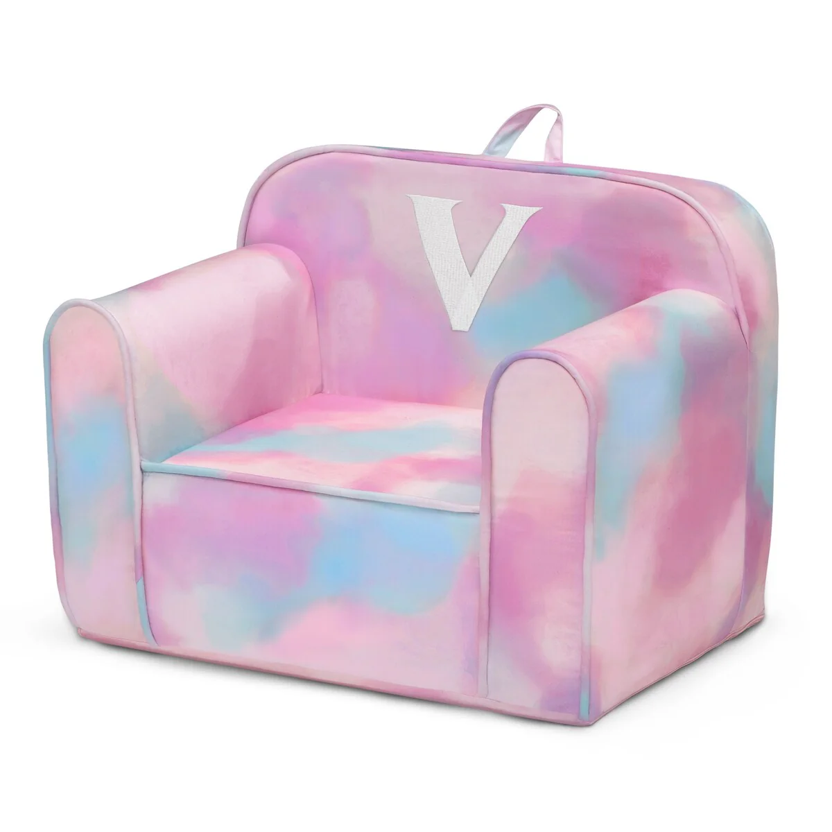 Delta Children Personalized Monogram Cozee Chair - Customize with Letter V