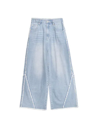 Fringe-detail Jeans - 26SRB022Q