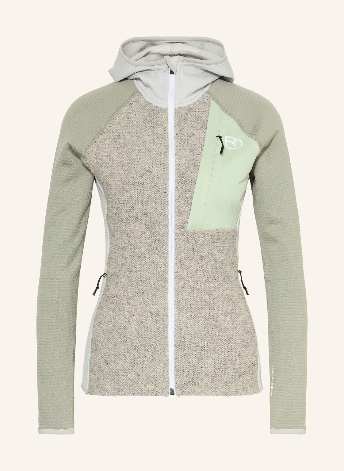 ORTOVOX Fleecejacke FLEECE GP CLASSIC KNIT mit Merinowolle