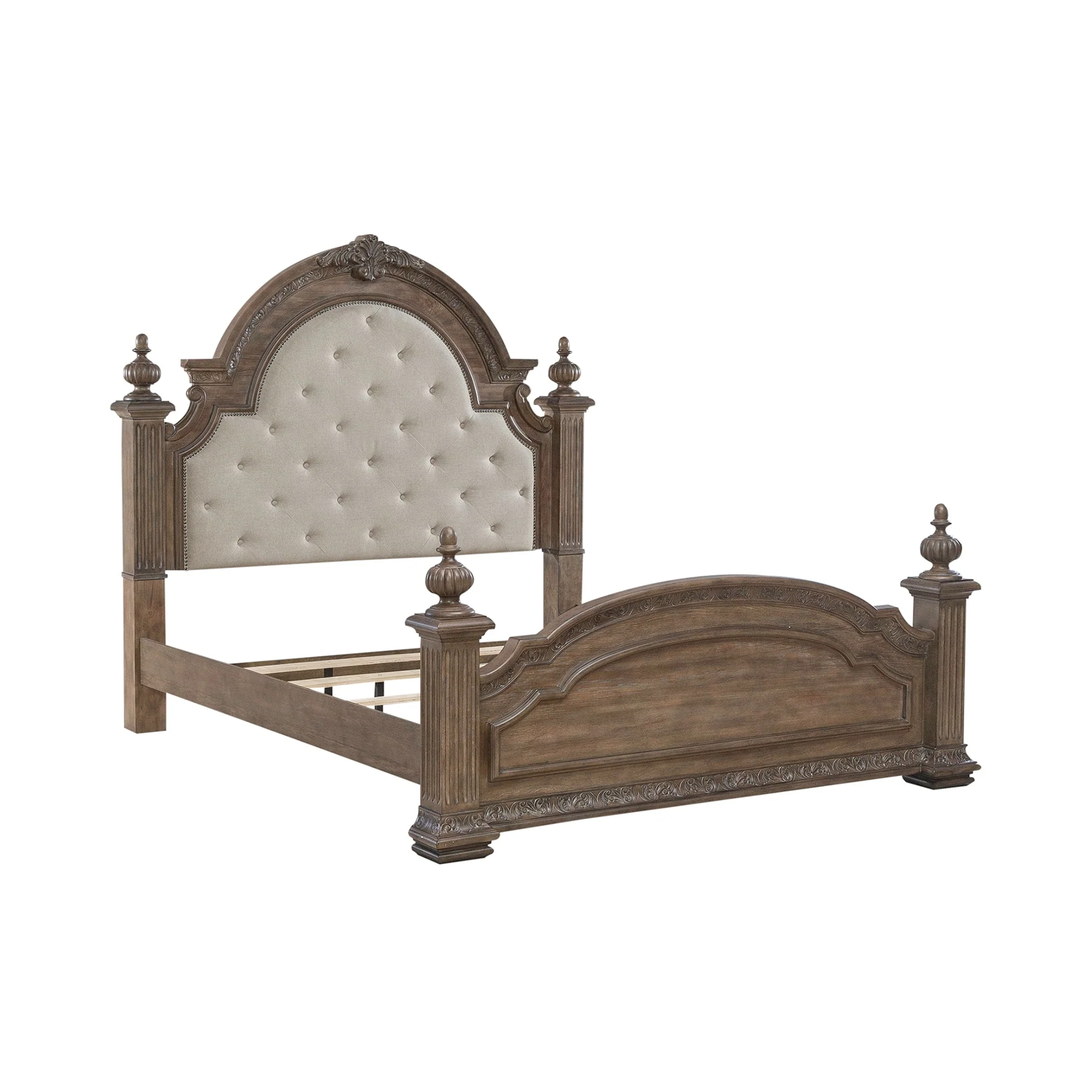 Liberty Furniture Carlisle Court Poster Bed, Dresser & Mirror, Chest, Night Stand - King, Queen