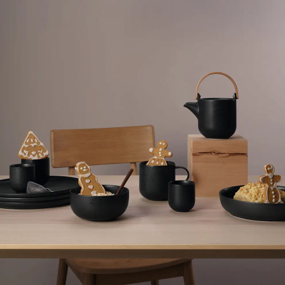 Espressotasse mit Untertasse Coppa Kuro