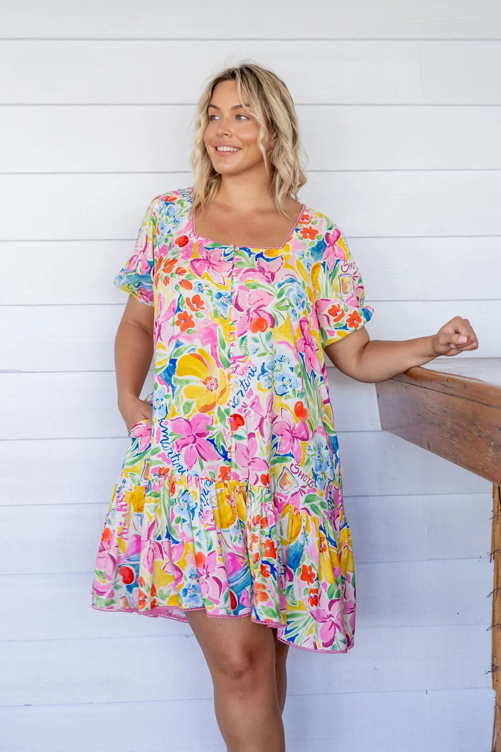 Gia Dress in Vaycay Vibes