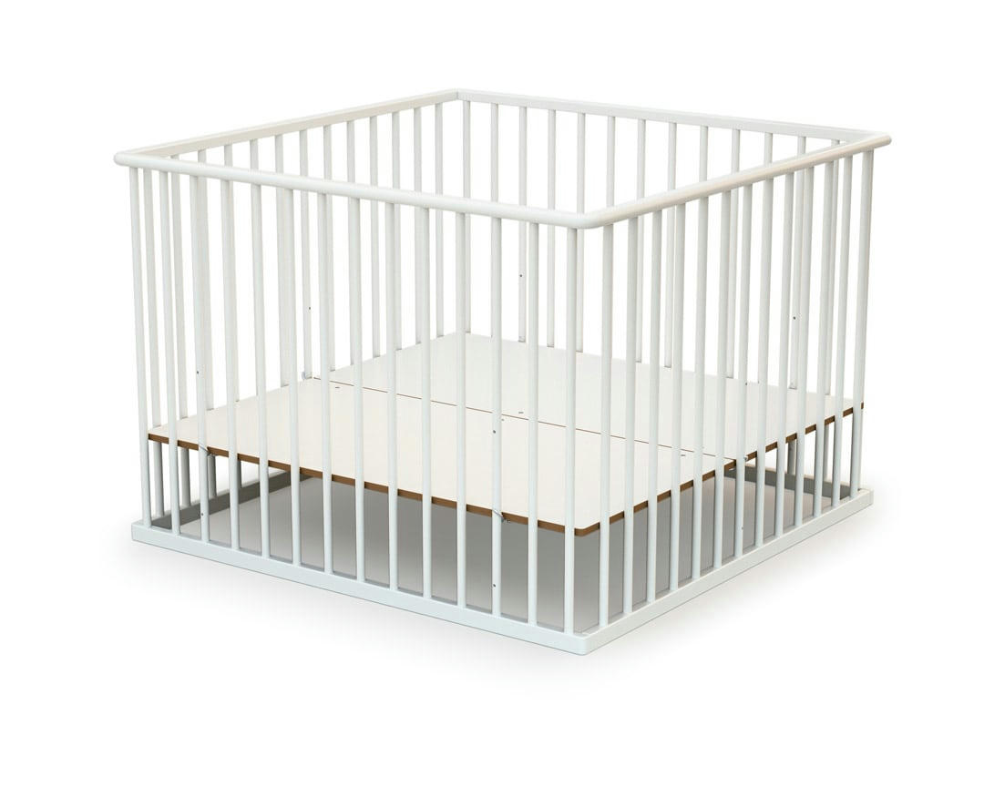 - Parc fixe 100x100 blanc