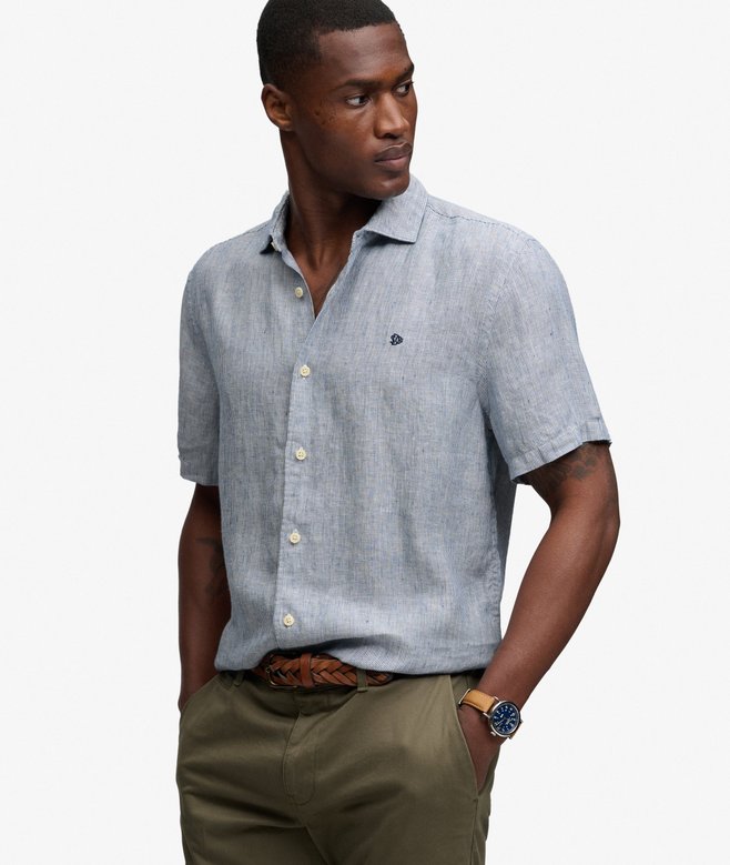 Riviera Short Sleeve Linen Shirt