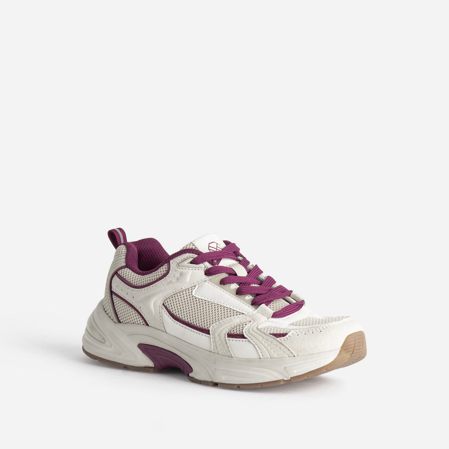 Tennis TEXTO beige et bordeaux