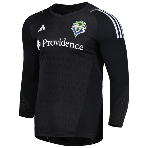 Seattle Sounders FC adidas 2024 Goalkeeper Long Sleeve Replica Jersey - Black