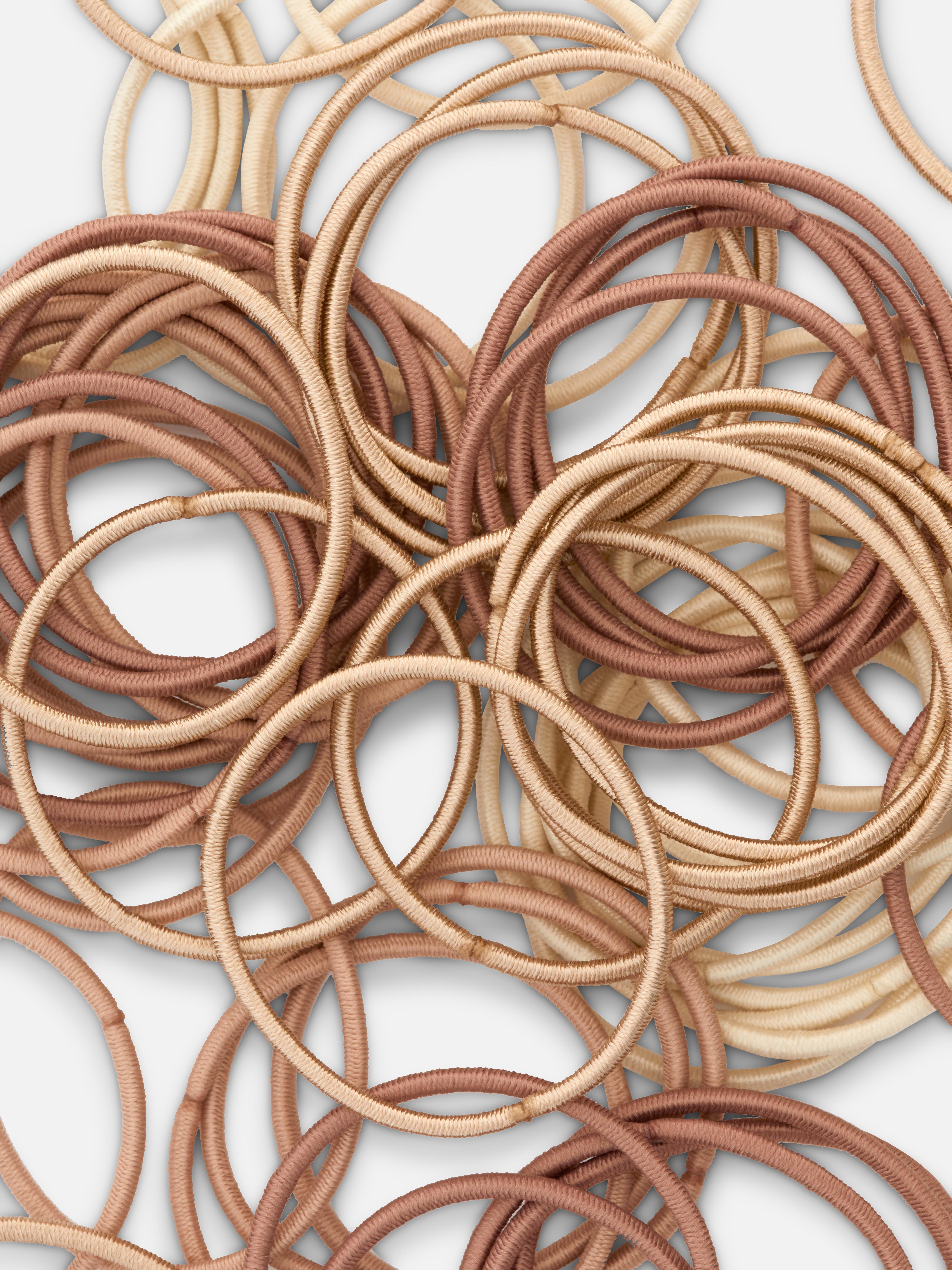 60-Pack Skinny Ponytail Holders