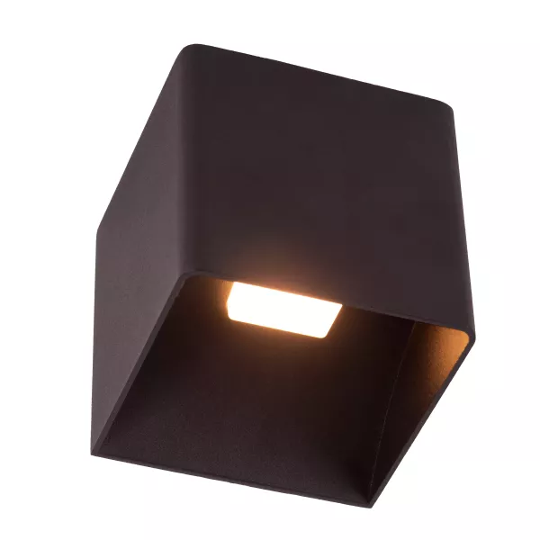 Kinkiet zewnętrzny VERTIGO z czujnikiem czarny LED 1x6W 258lm IP54 Lucide