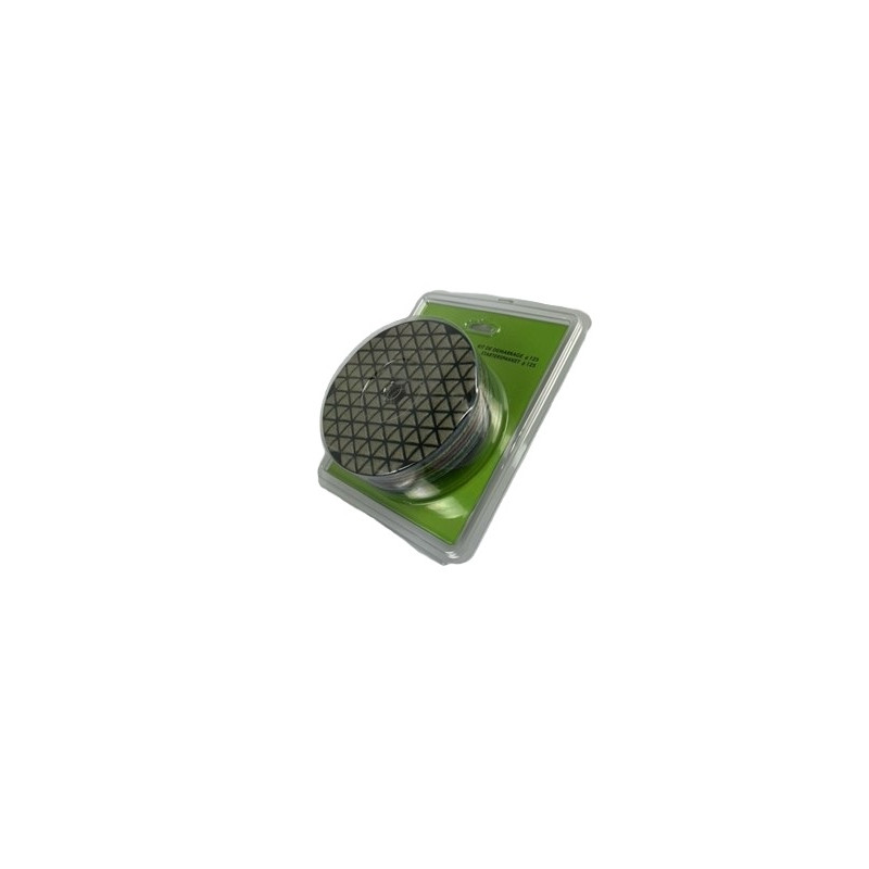 Set de patins de polissage diamants avec support Ø 125 mm 8 pièces PRO-DIAM