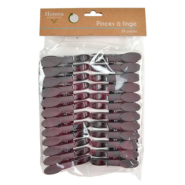 Lot de 24 Pinces à Linge 
