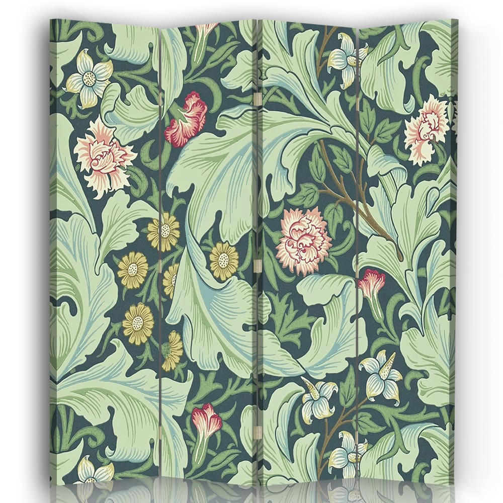 - Paravent Floral Wallpaper - William Morris 145x180cm (4 volets)