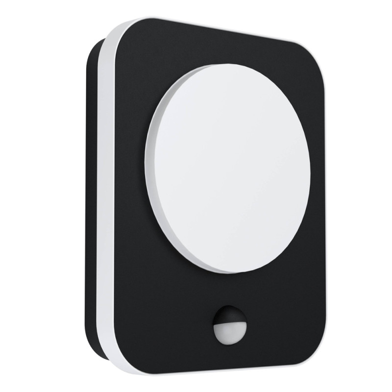 Applique murale extérieure LED Madriz noire et blanche 2 x 3,6 W EGLO