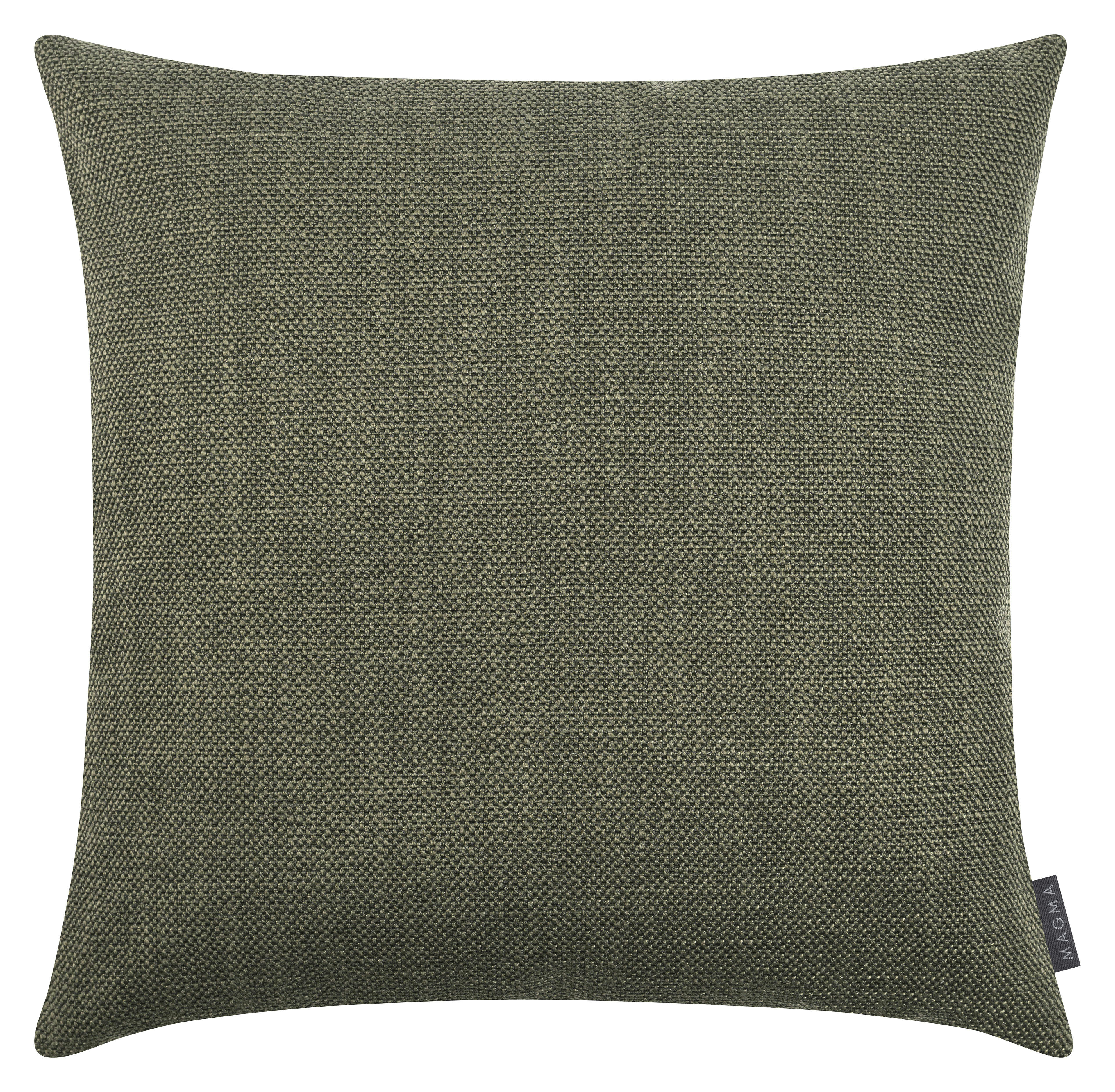AUSTIN - Housse de coussin jacquard uni vert 60x60