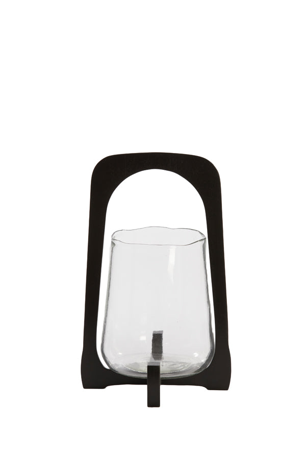 Light & Living windlicht ANOSY - Ø21.5x35cm - zwart