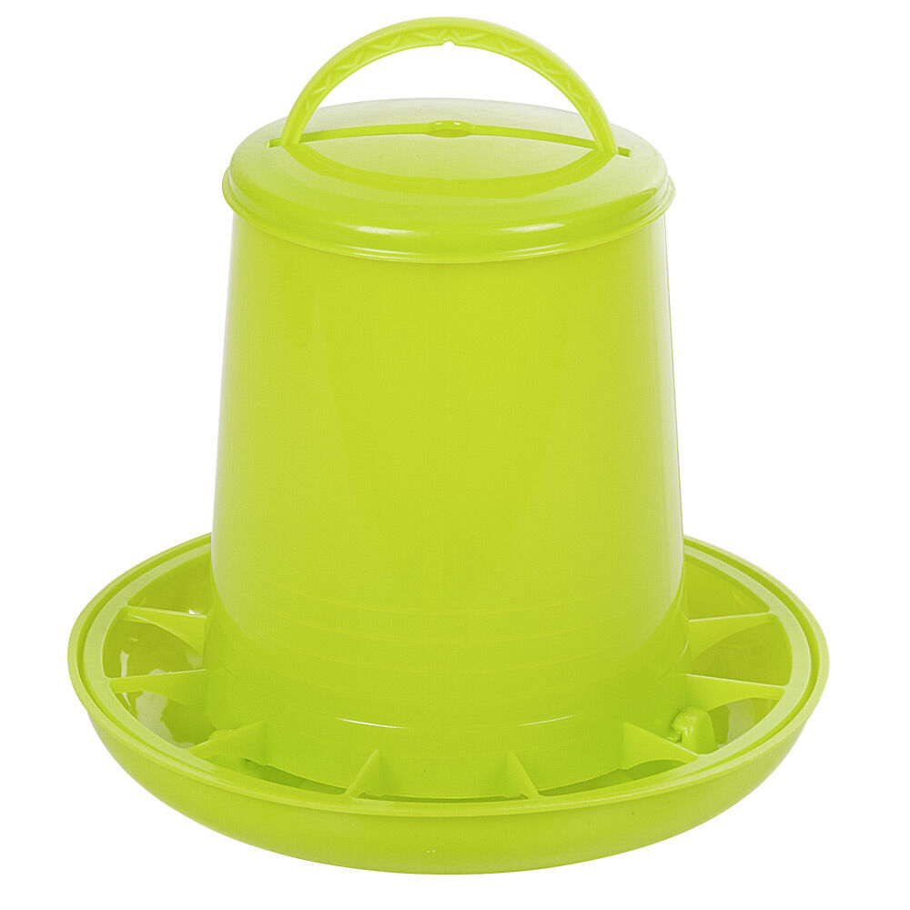 Mangeoire verte pour poules et volailles 3 Kg