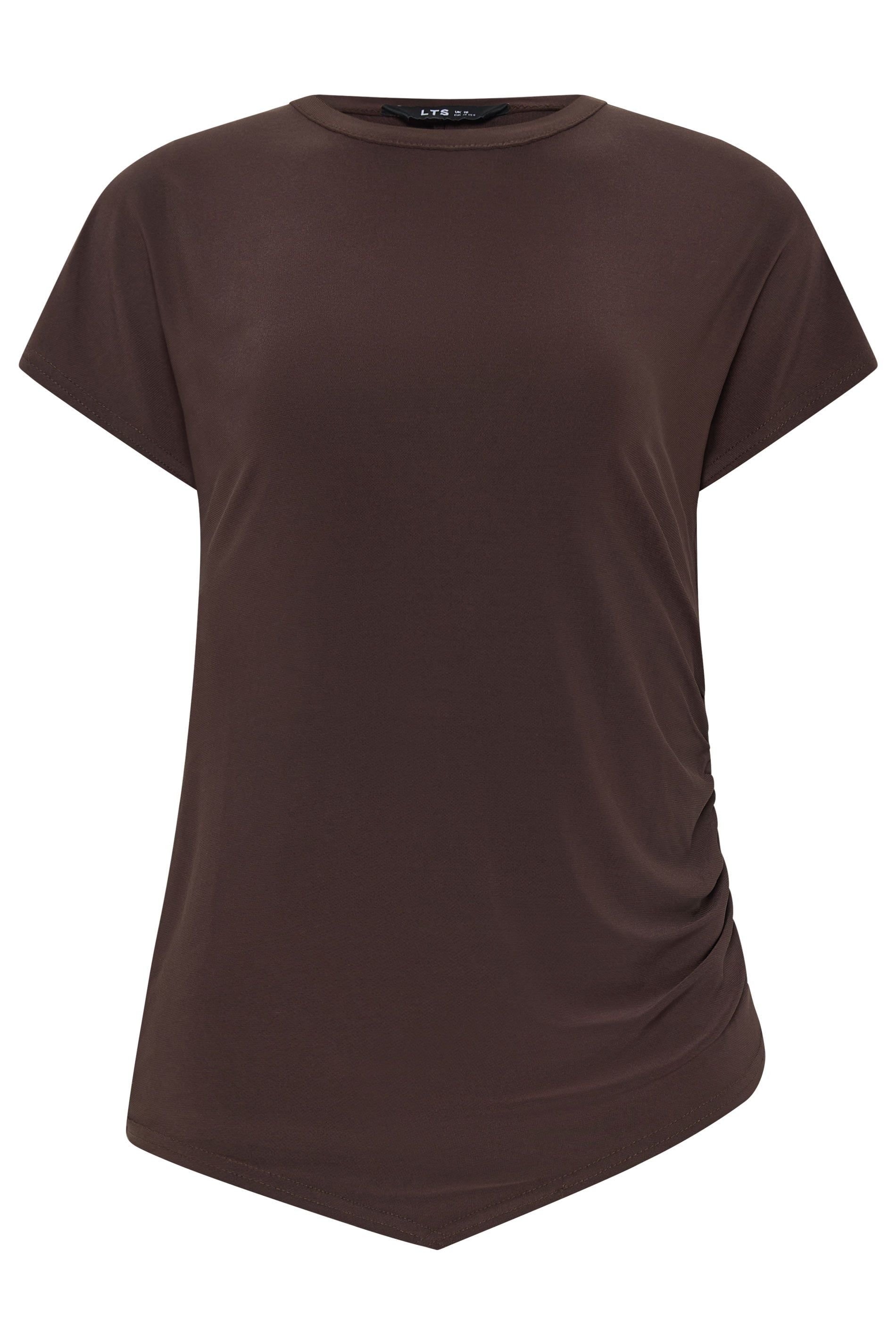 Long Tall Sally Tall Asymmetric Ruched Top