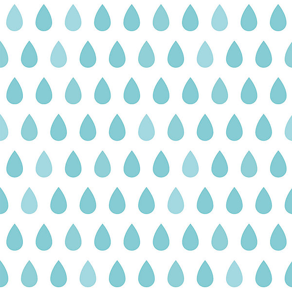 Credence Adhesive Goutte D'eau 200 x 50 cm