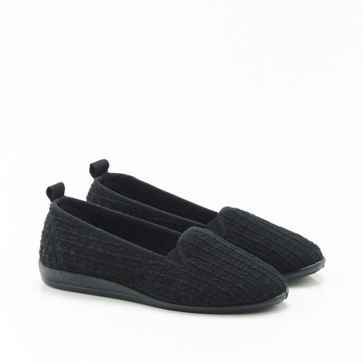 Ballerines  velours gaufré thermolactyl