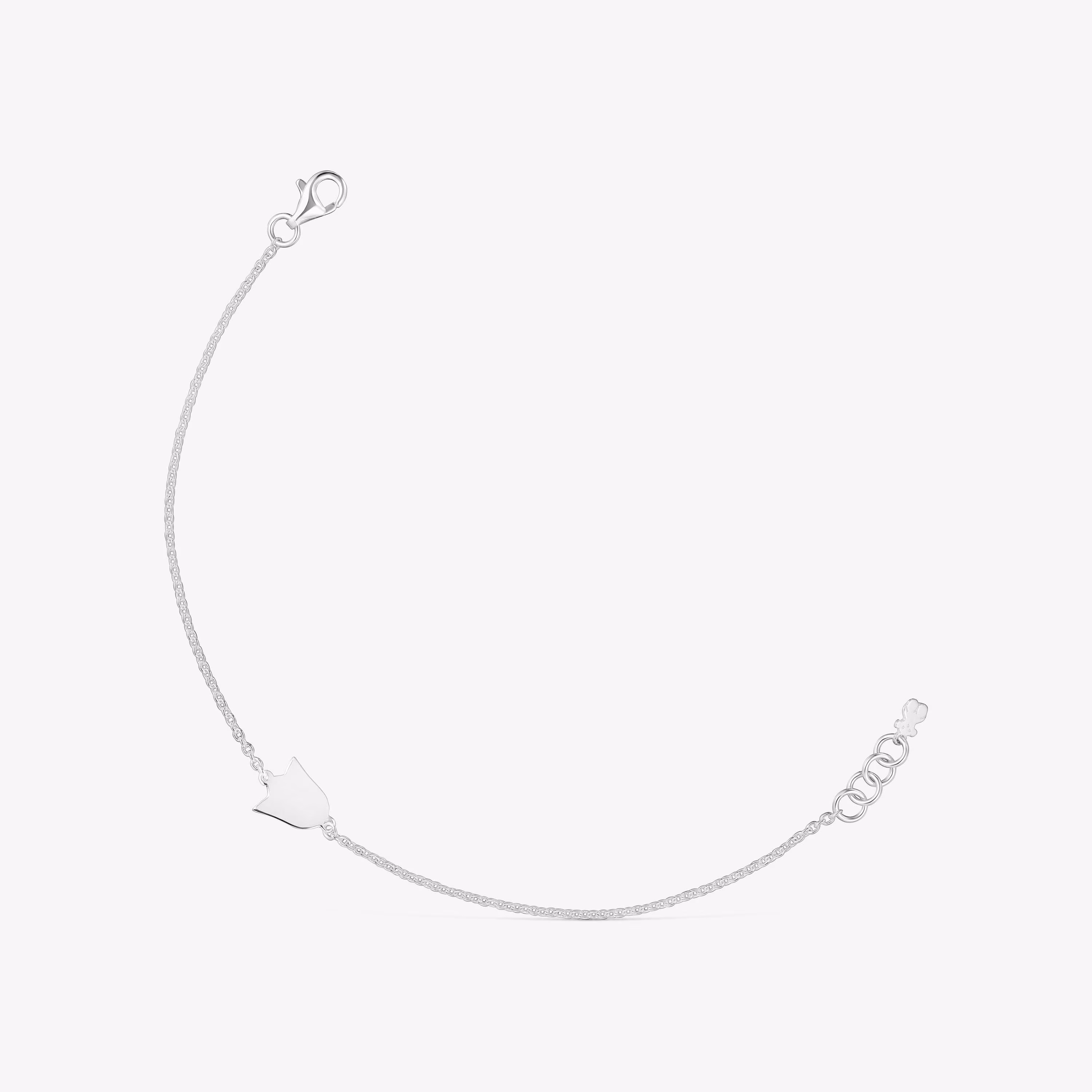 Pulsera cadena tulipán de plata TOUS Motivos