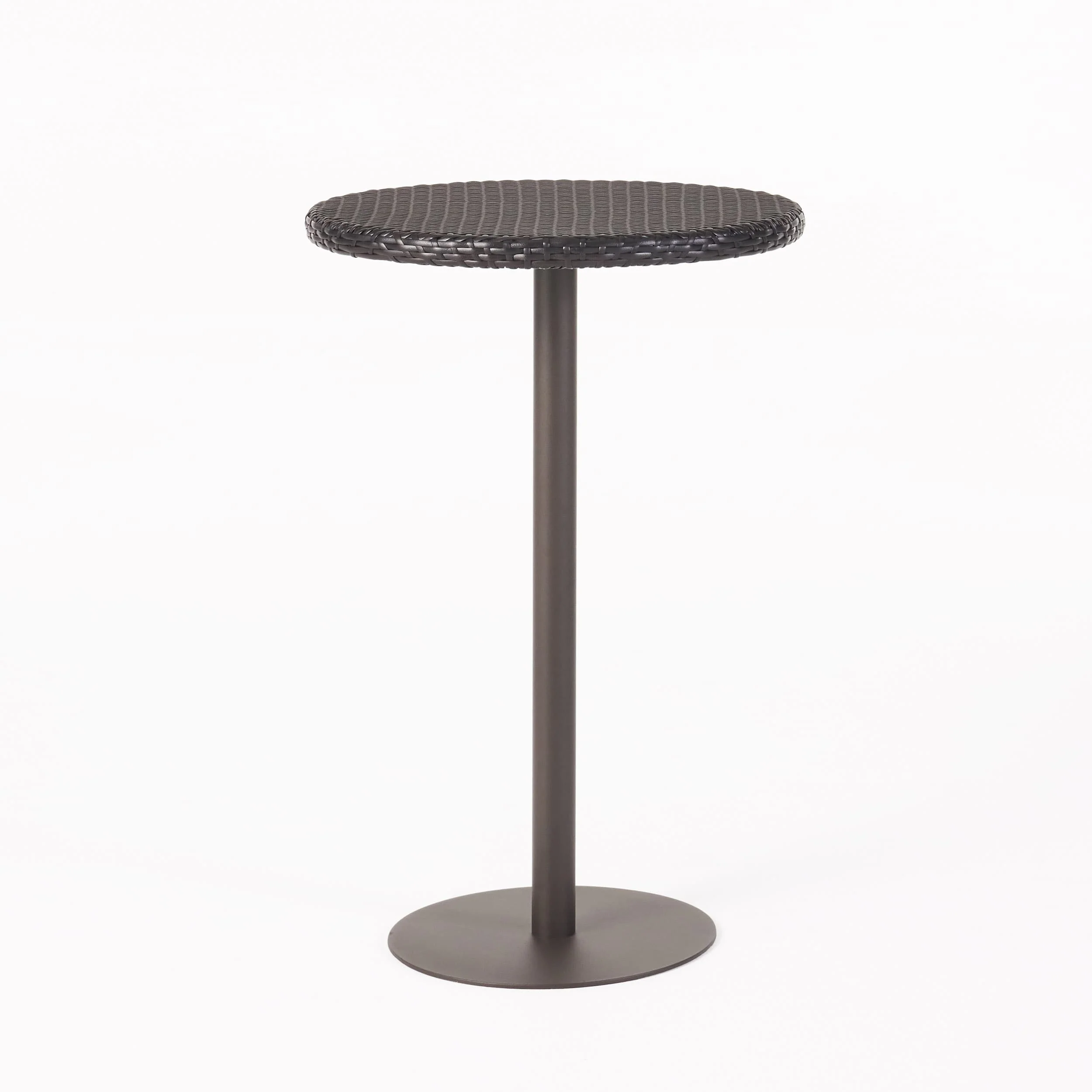 Dominica Outdoor 26-inch Round Wicker Bar Table by Christopher Knight Home - 26.00 L x 26.00 W x 40.00 H