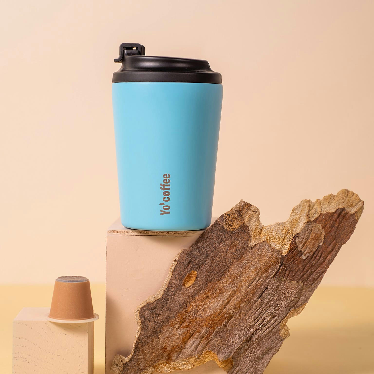 - Mug 260 ml - bleu - Yo'coffee