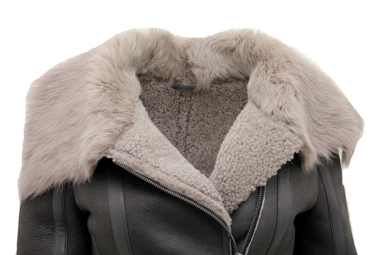 Infinity Leather Toscana Shearling Flying Jacket-Teresina