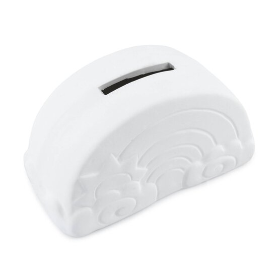 Paint Your Own Rainbow Money Box