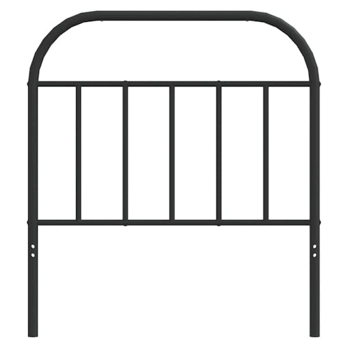 NNEVL Metal Headboard Black 90 cm