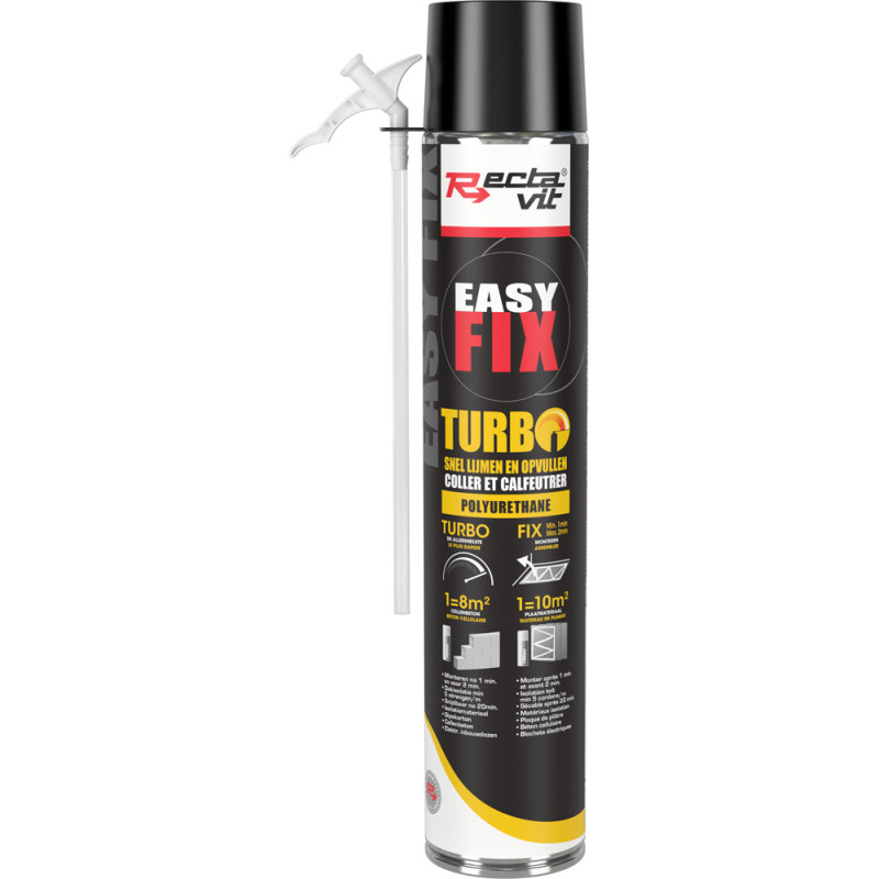 Colle de montage PU Easy Fix Turbo 0,75 L RECTAVIT
