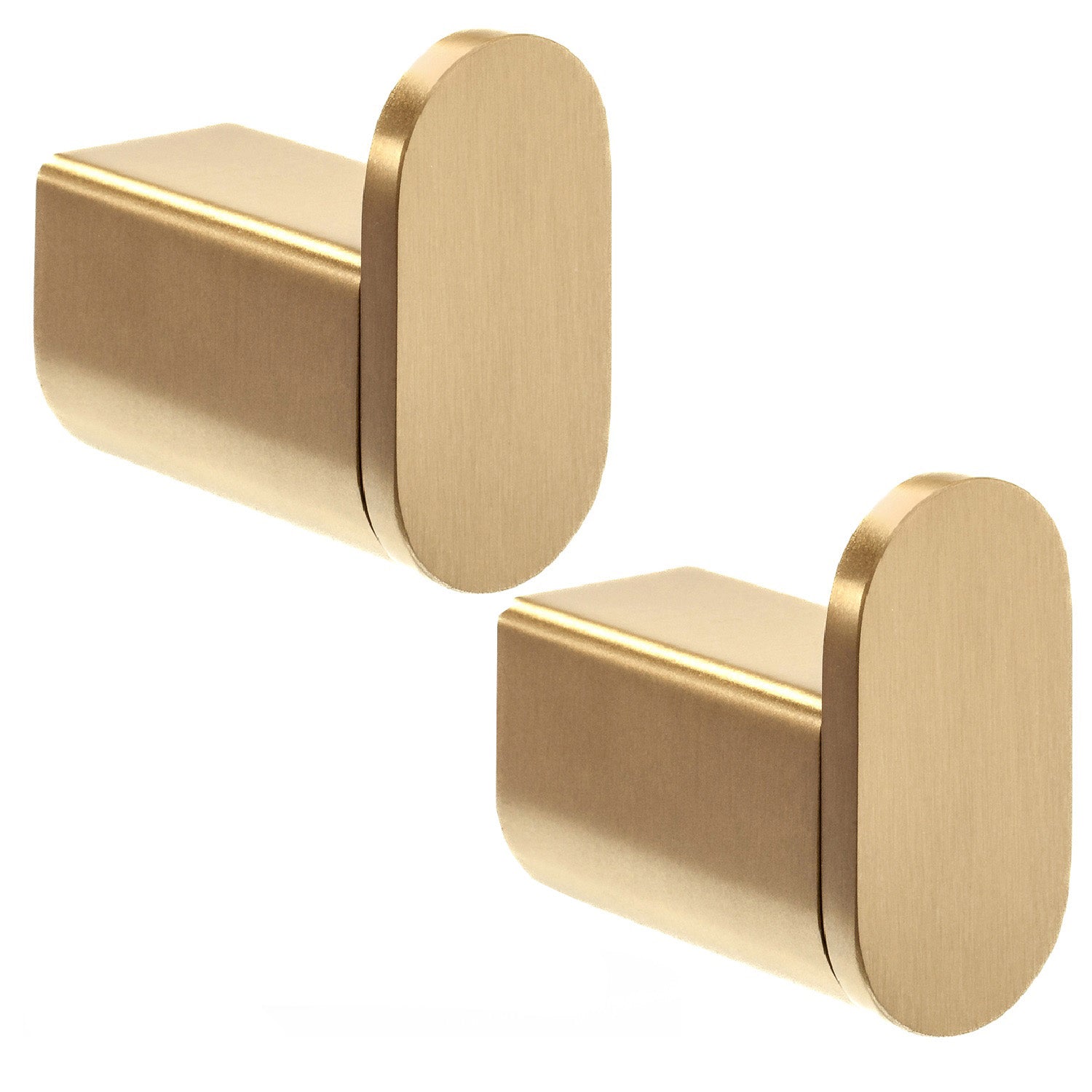 XIVADA Handdoekhaakje Dona - Inclusief schroefset - Goud - Set van 2