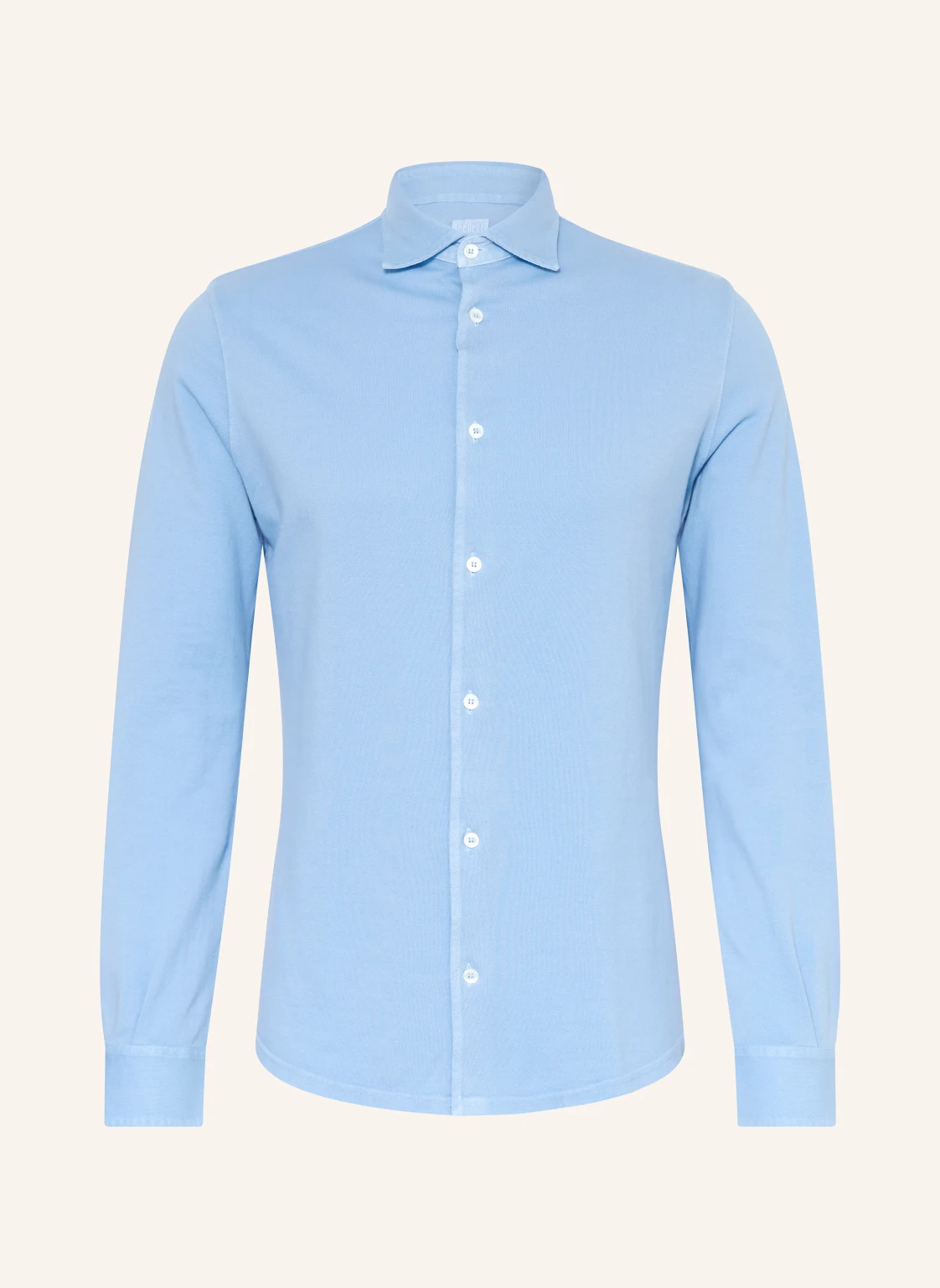 FEDELI Piqué-Hemd STELVE Slim Fit