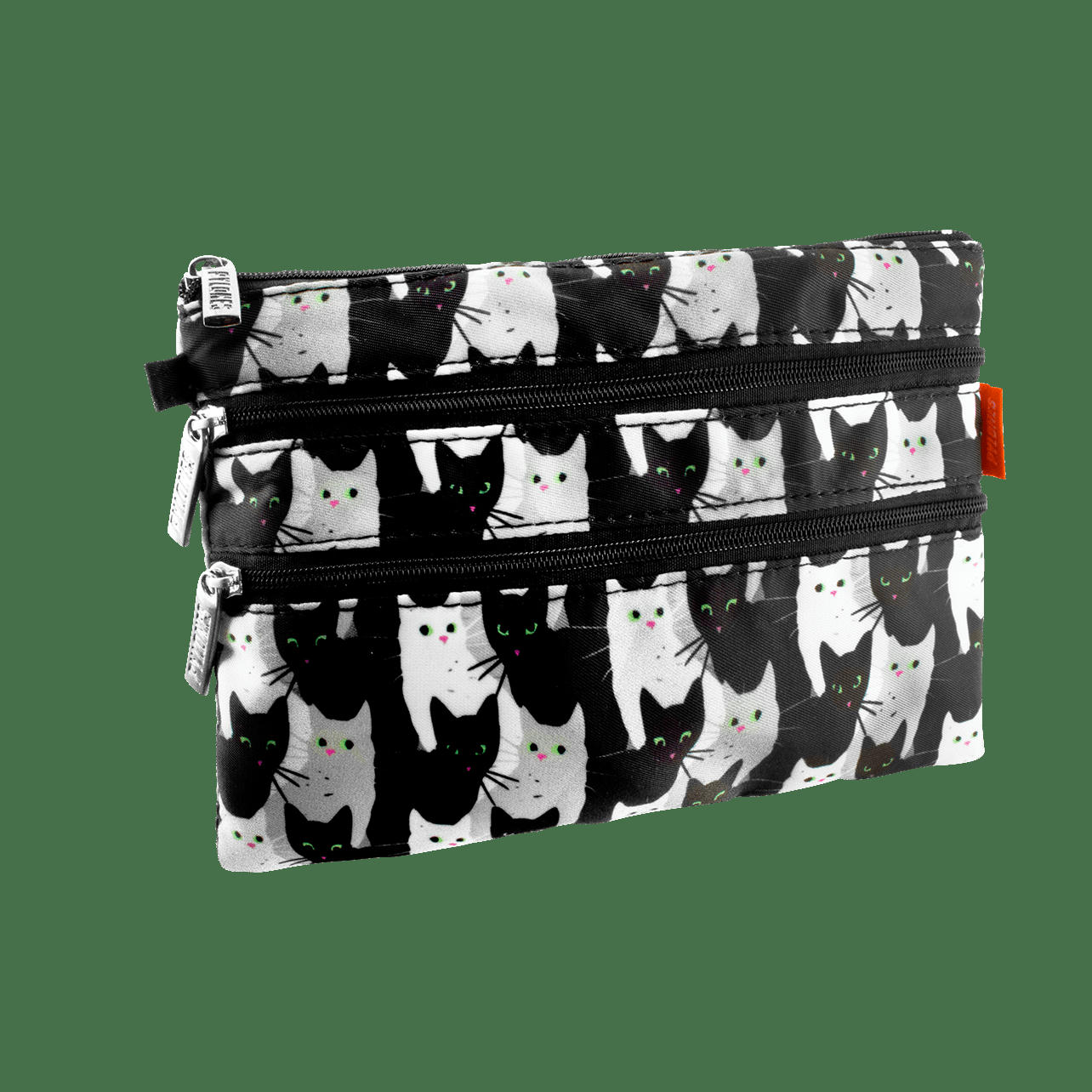 ZIP IT - Pochette 3 zips 20x13x1cm