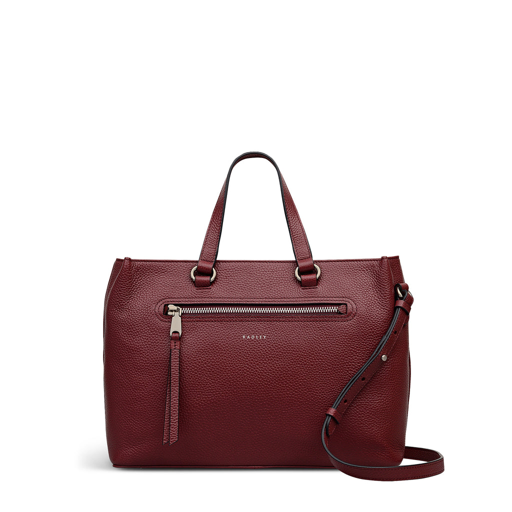Pickwick Leather Medium Ziptop Grab Bag - POHZ11205