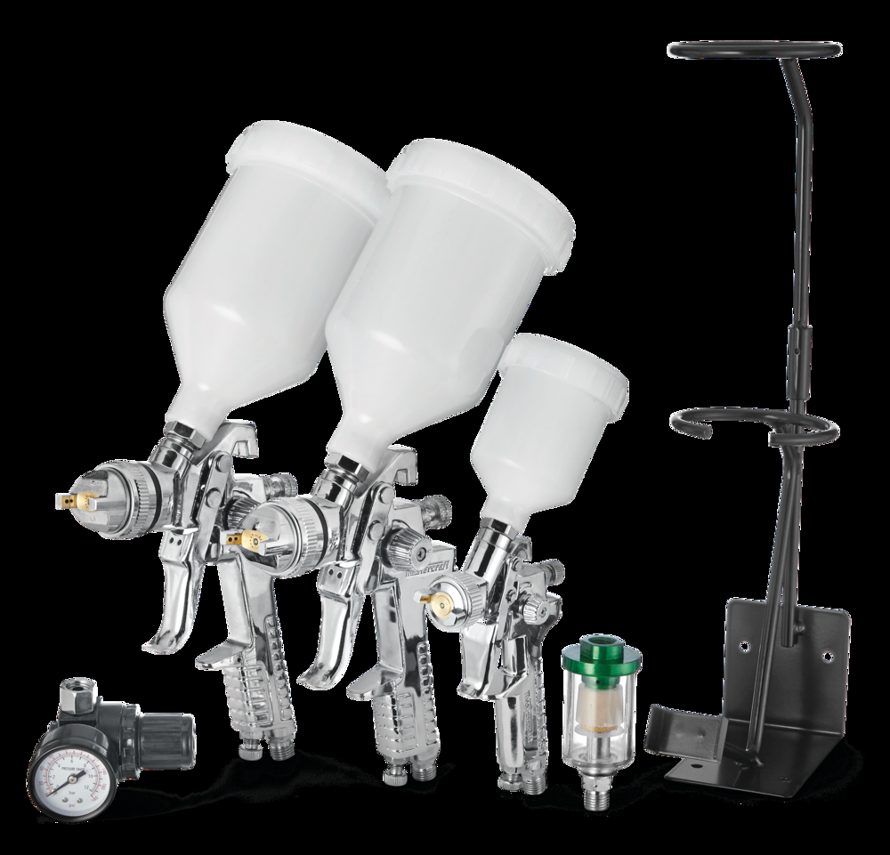 Mastercraft Paint & Primer Sprayer Gun Kit, 3-pc