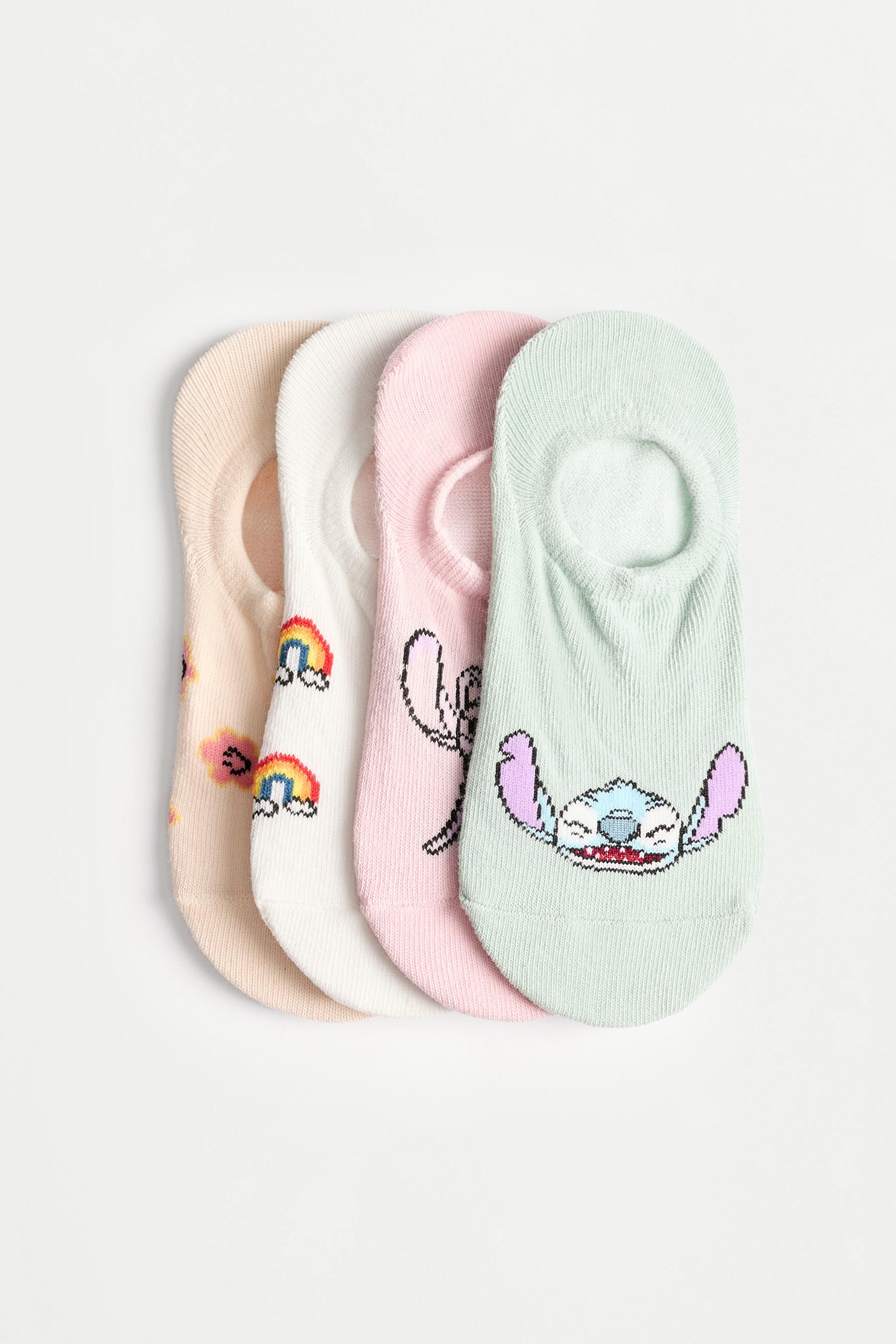 Calcetines invisibles Stitch y Ángel ©Disney (Pack 4)