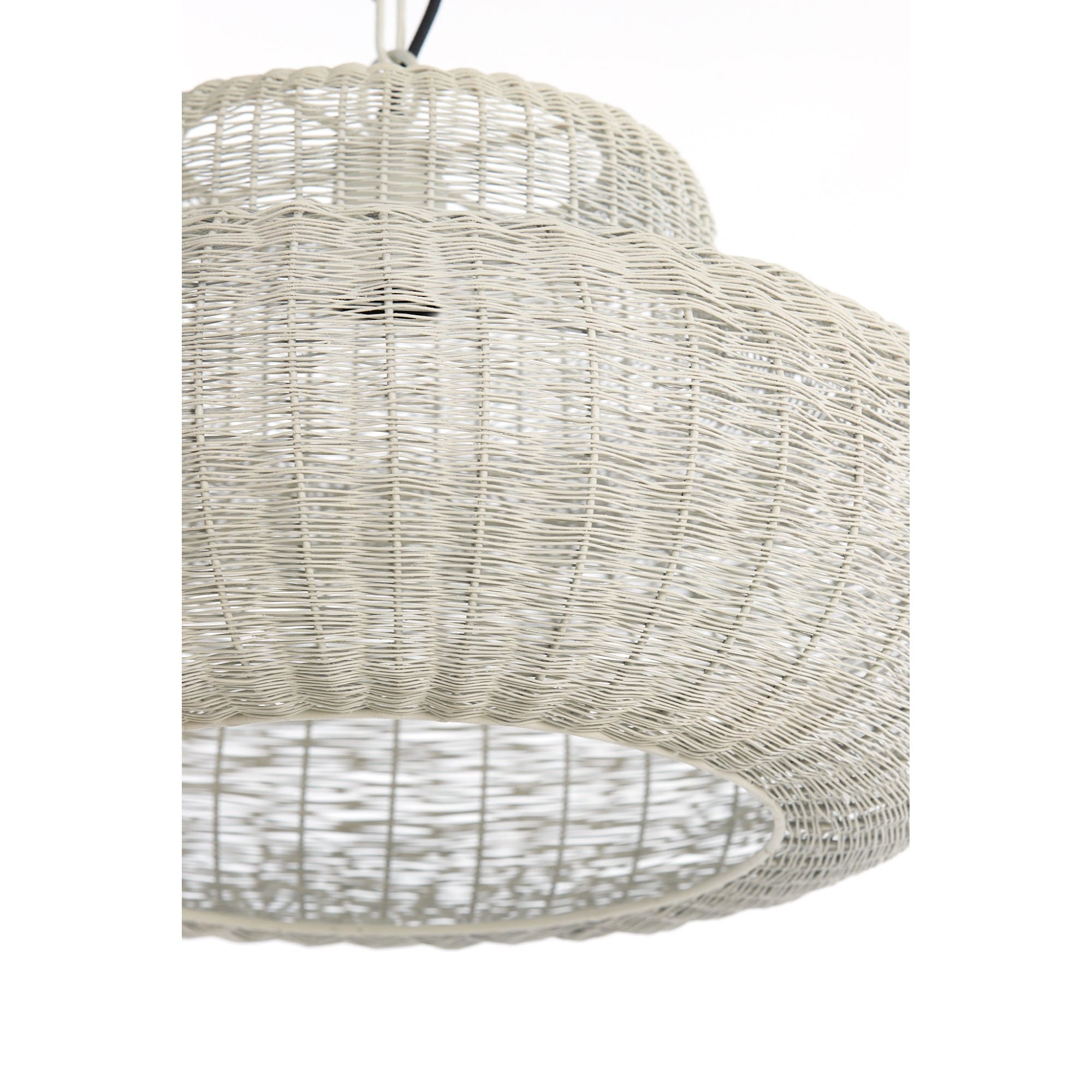 Light & Living Hanglamp Piedra - Wit - Ø59cm