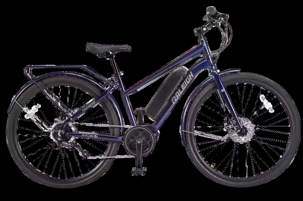 Raleigh Getaway Electric Bike,  700C, Blue
