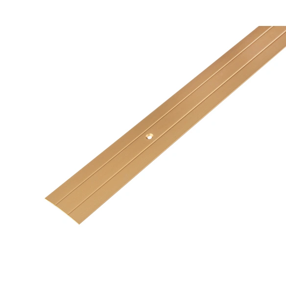 Übergangsprofil, goldfarben eloxiert, LxBxH: 90x3,78x0,21 cm