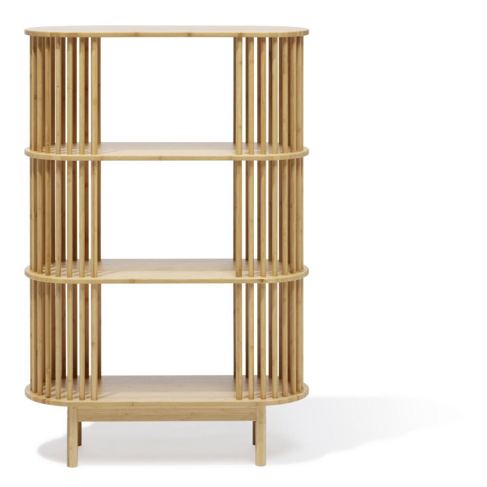 étagère Gaïa bambou naturel - L80xP30xH120cm