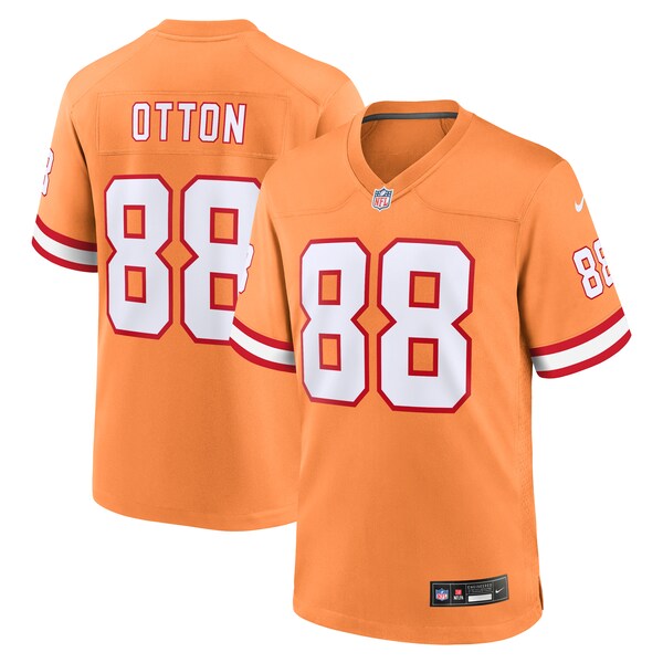 Cade Otton Tampa Bay Buccaneers Nike Throwback Game Jersey - Orange/Red