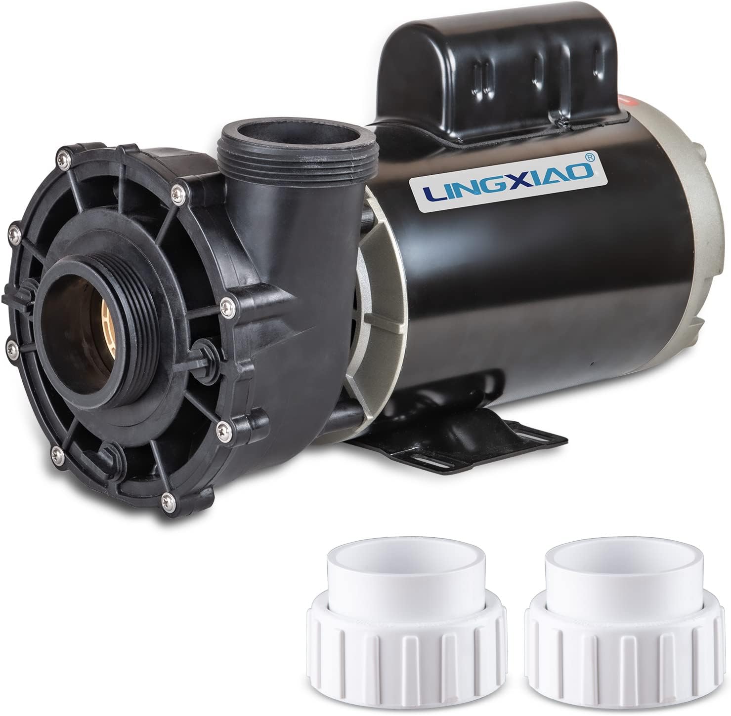 SPA Pump  4HP Hot Tub Pump - 2 Speed LX SPA Pumps Motor 220-240V  2 Port  56 Frame (Model: 56WUA400-II)