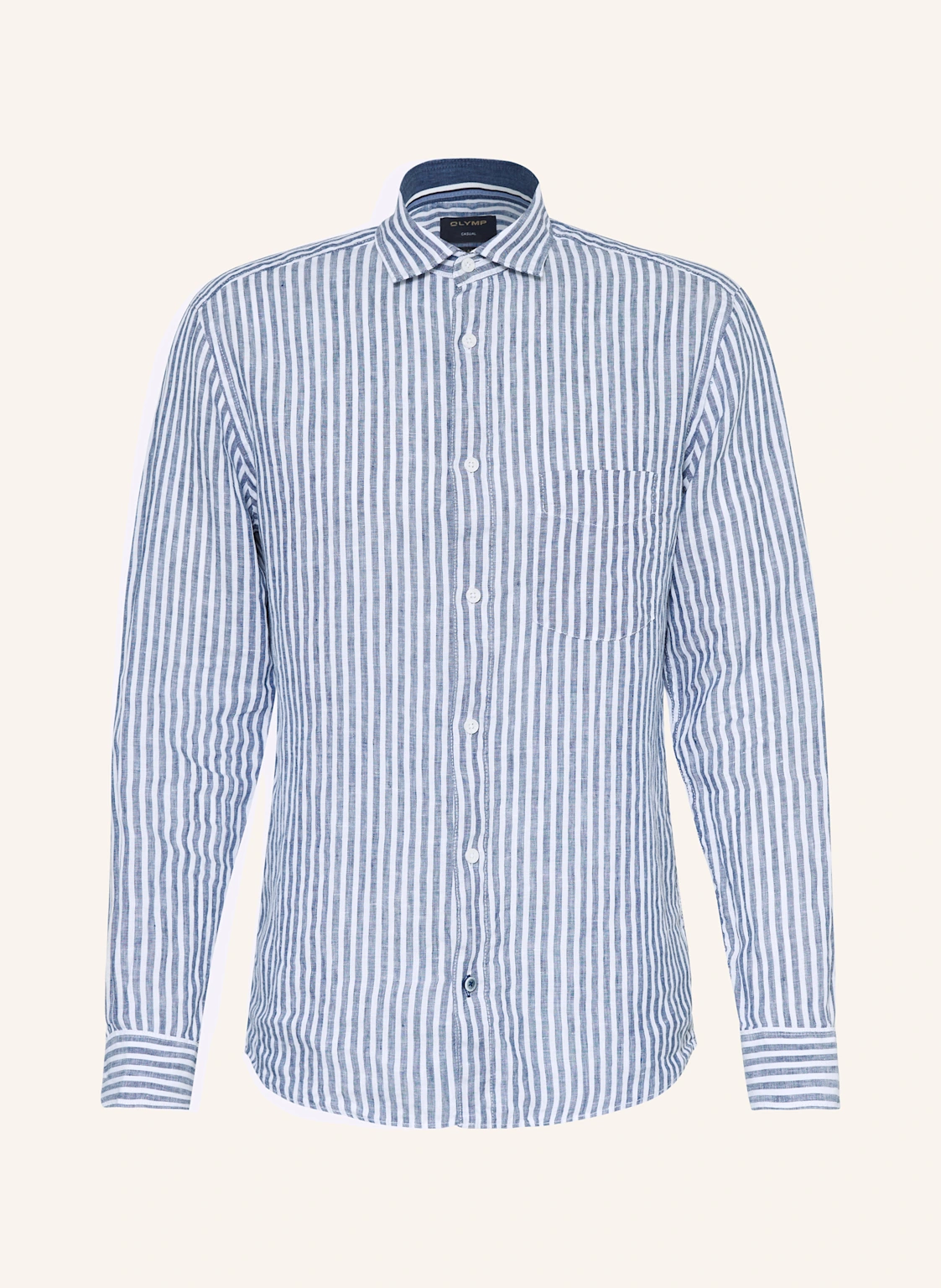 OLYMP Leinenhemd Casual regular fit