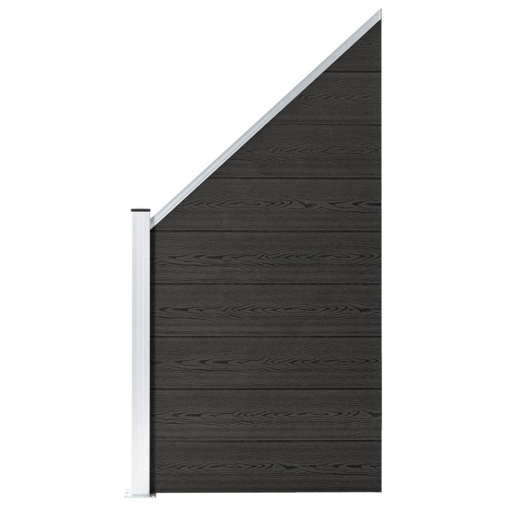 Panel Ogrodzeniowy Ogrodzenie Płot WPC 20,3x2 cm Szary