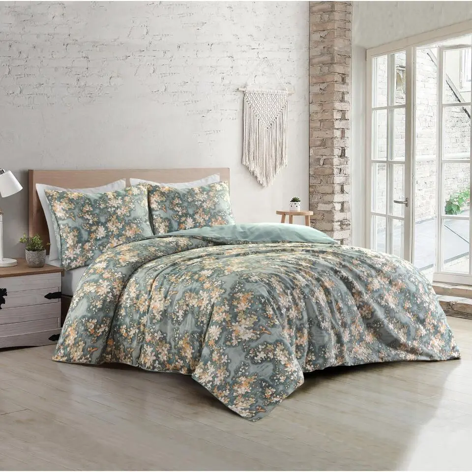 Papillon dekbedovertrek Aurora - 240x200/220 cm - Groen