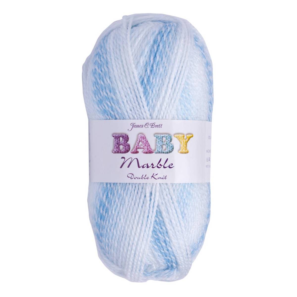 James C Brett Glacier Baby Marble DK Yarn 100g