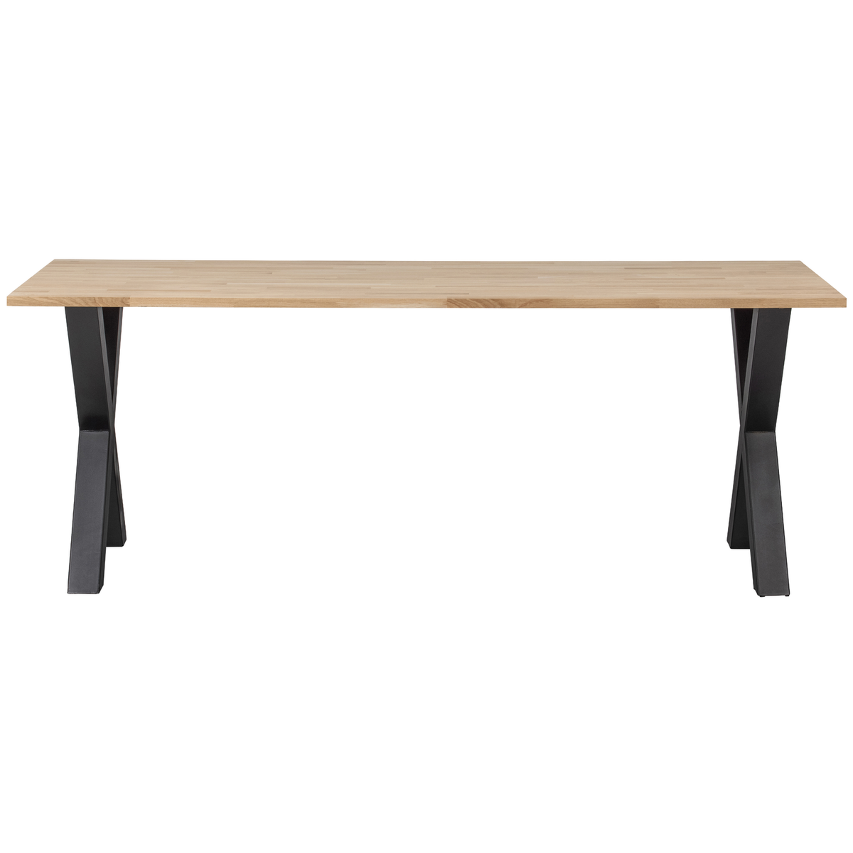 WOOOD tafel met alkmaar poot Tablo - Eiken - 75x220x90